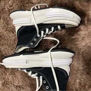 Stylish Black and White Women's Sneakers